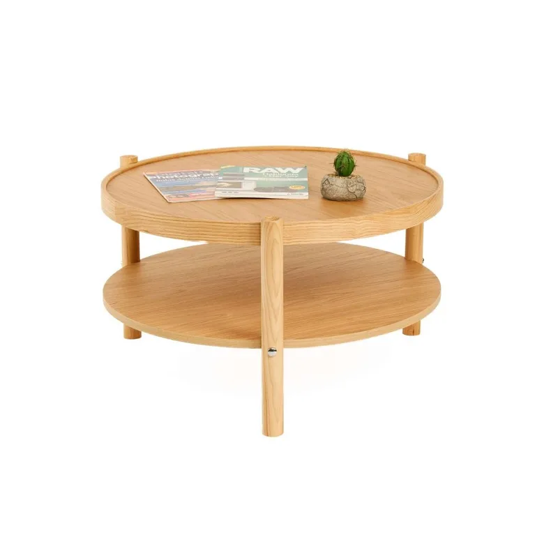 Vornel Soffbord 80 cm, Natur