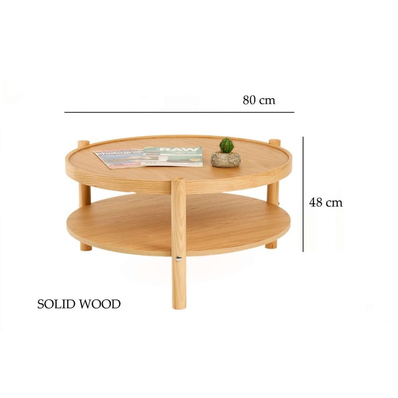 Vornel Soffbord 80 cm - Natur - Möbler - Bord & matgrupper - Soffbord