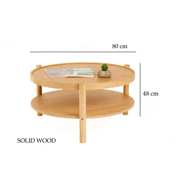 Vornel Soffbord 80 cm - Natur - Möbler - Bord & matgrupper - Soffbord