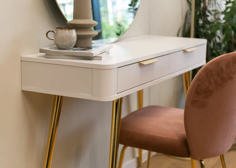 Walia Sminkbord 113 cm - Vit - Möbler - Bord & matgrupper - Sminkbord & toalettbord