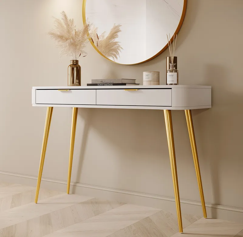 Walia Sminkbord 113 cm - Vit - Möbler - Bord & matgrupper - Sminkbord & toalettbord