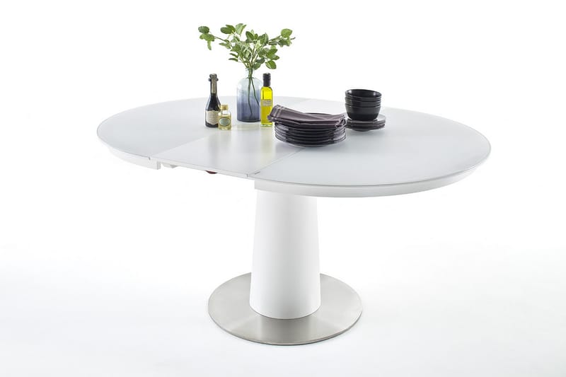Waris Förlängningsbart Matbord 120 cm - Vit - Matbord & köksbord