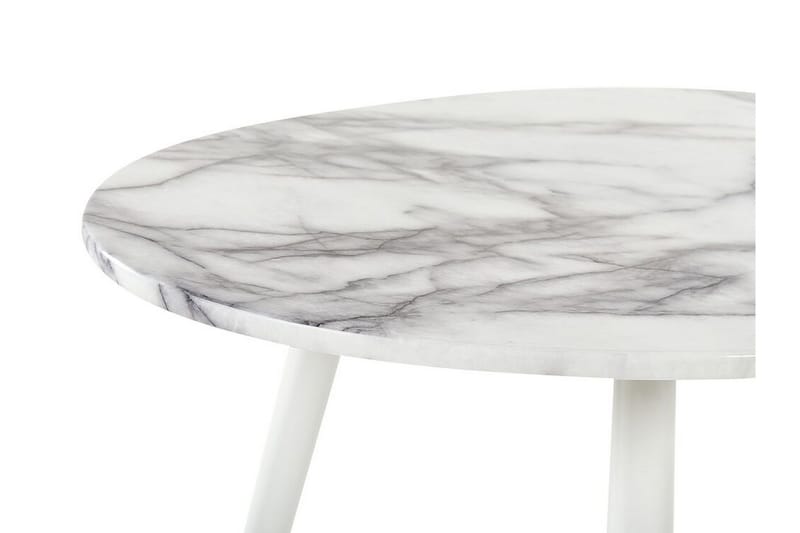 Wellon Matbord 70x120 cm - Vit/Guld - Möbler - Bord & matgrupper - Matbord & köksbord