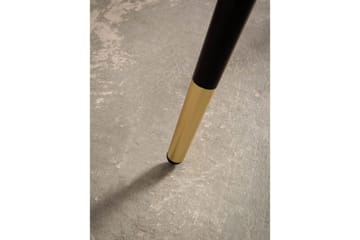 Wohnling Litet Runt Matbord 75 cm med Marmorutseende och Gyllene Ben - Vit - Möbler - Bord & matgrupper - Matbord & köksbord