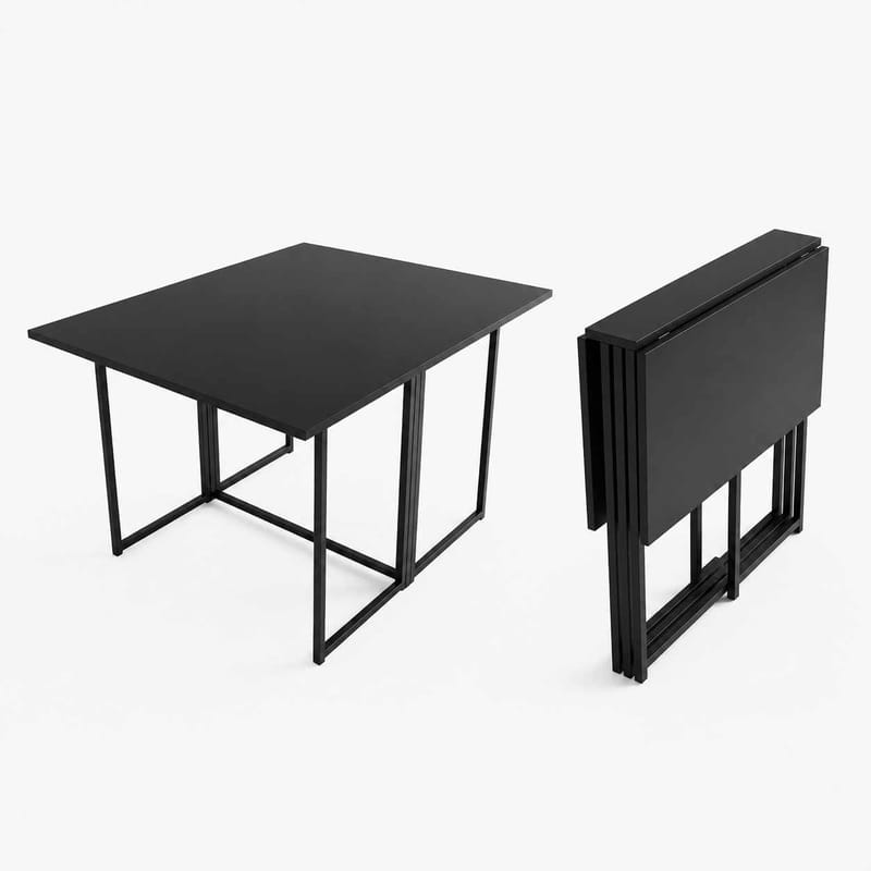 Xenor Fällbord 90x75x80 cm, Svart