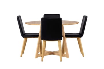 Yakidon Matbord 120 cm med 4 Today Matstol - Möbler - Bord & matgrupper - Matgrupper