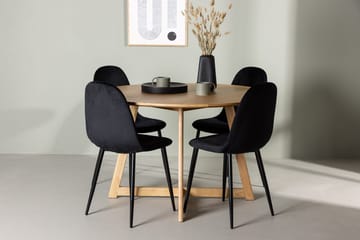 Yakidon Matbord 120 cm med 4 Polar Köksstol - Möbler - Bord & matgrupper - Matgrupper