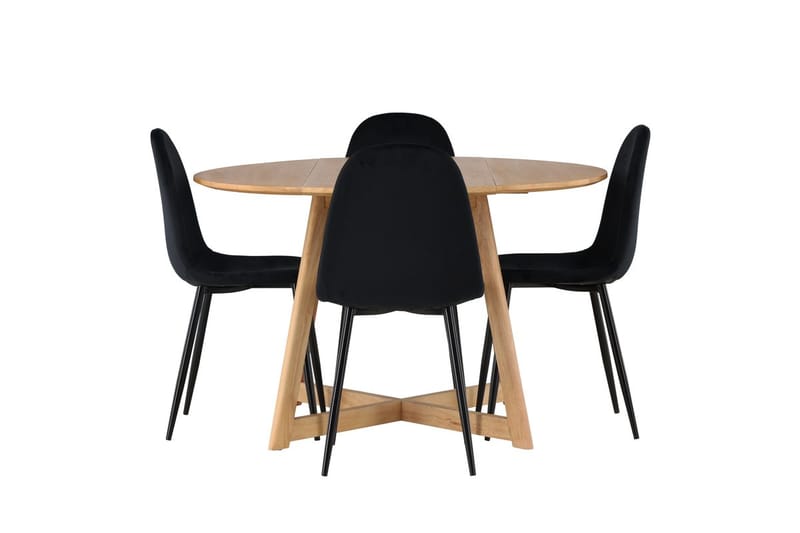 Yakidon Matbord 120 cm med 4 Polar Köksstol - Möbler - Bord & matgrupper - Matgrupper