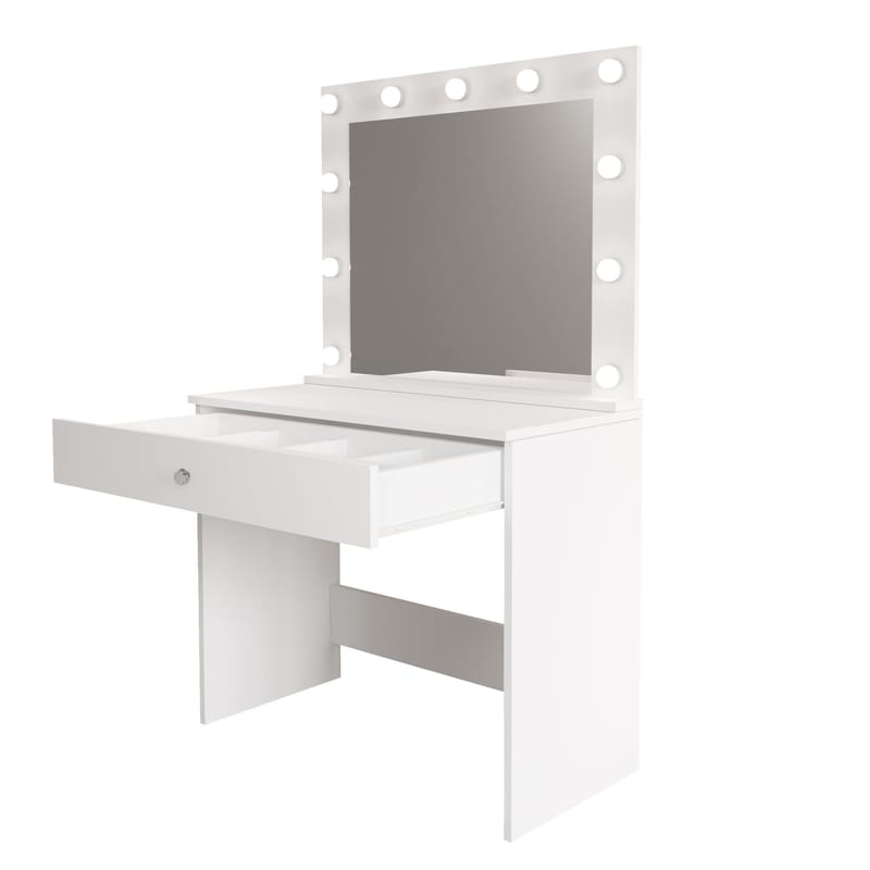 Yoren Sminkbord 80x147x42,5 cm - Vit - Möbler - Bord & matgrupper - Sminkbord & toalettbord