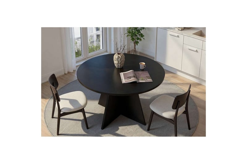 Zalen Matbord 120 cm - Svart - Möbler - Bord & matgrupper - Matbord & köksbord