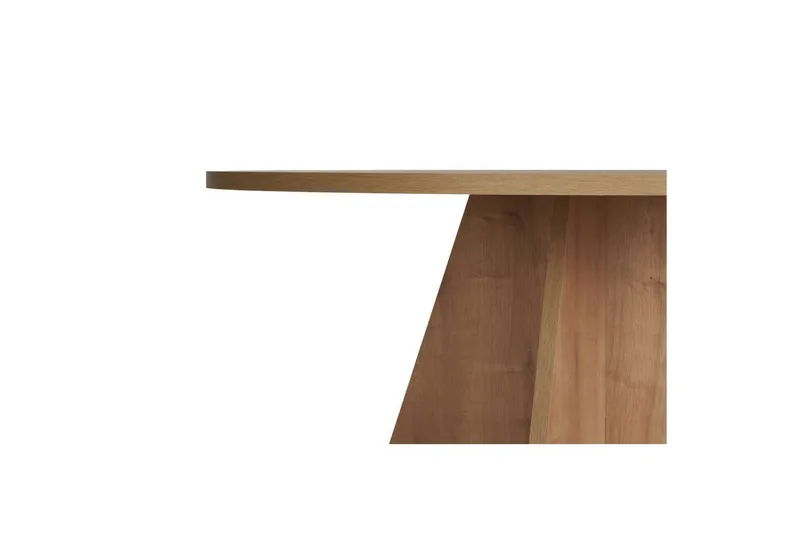 Zalen Runt Matbord 120 cm med Trä- och Ekutseende - Brun - Möbler - Bord & matgrupper - Matbord & köksbord