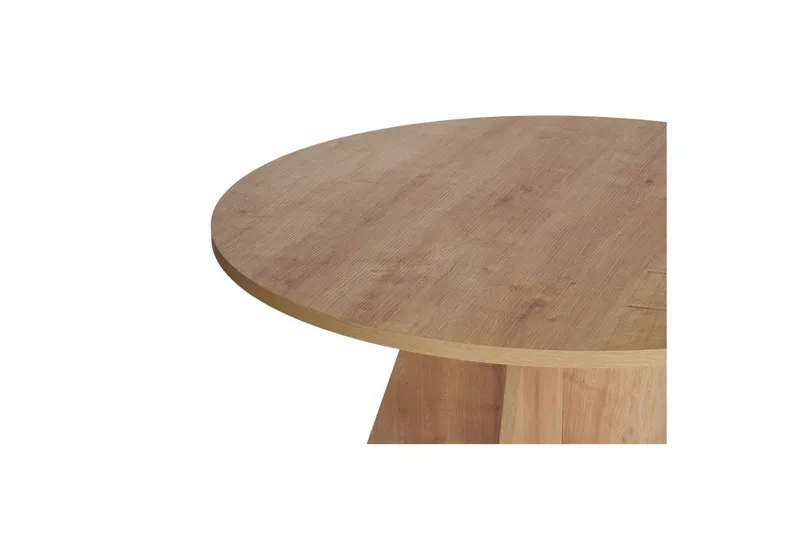 Zalen Runt Matbord 120 cm med Trä- och Ekutseende - Brun - Möbler - Bord & matgrupper - Matbord & köksbord