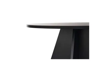 Zalen Runt Matbord 120 cm med Träutseende - Svart - Möbler - Bord & matgrupper - Matbord & köksbord