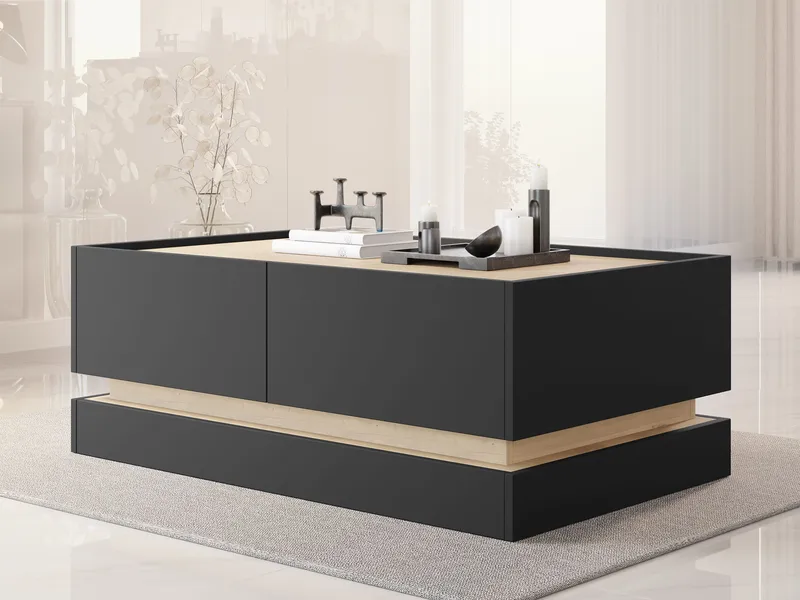 Zelric Soffbord 97 cm - Svart - Möbler - Bord & matgrupper - Soffbord