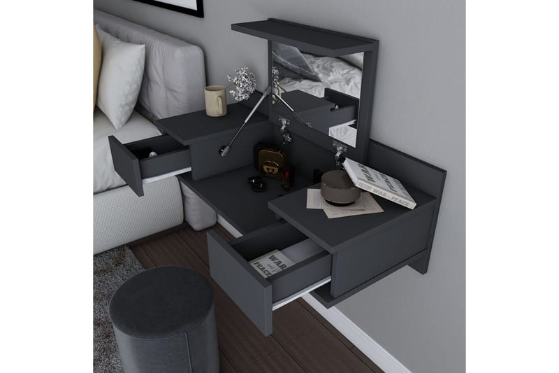 Zenn Sminkbord 100 cm - Antracit - Möbler - Bord & matgrupper - Sminkbord & toalettbord
