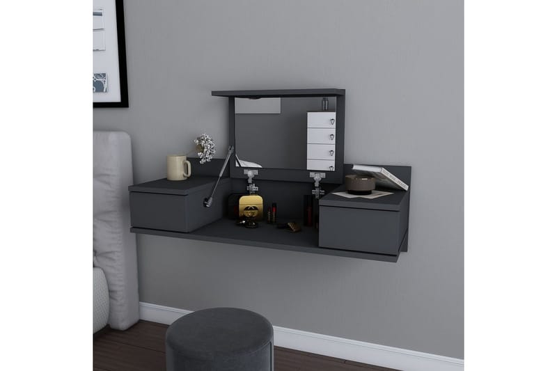 Zenn Sminkbord 100 cm - Antracit - Möbler - Bord & matgrupper - Sminkbord & toalettbord
