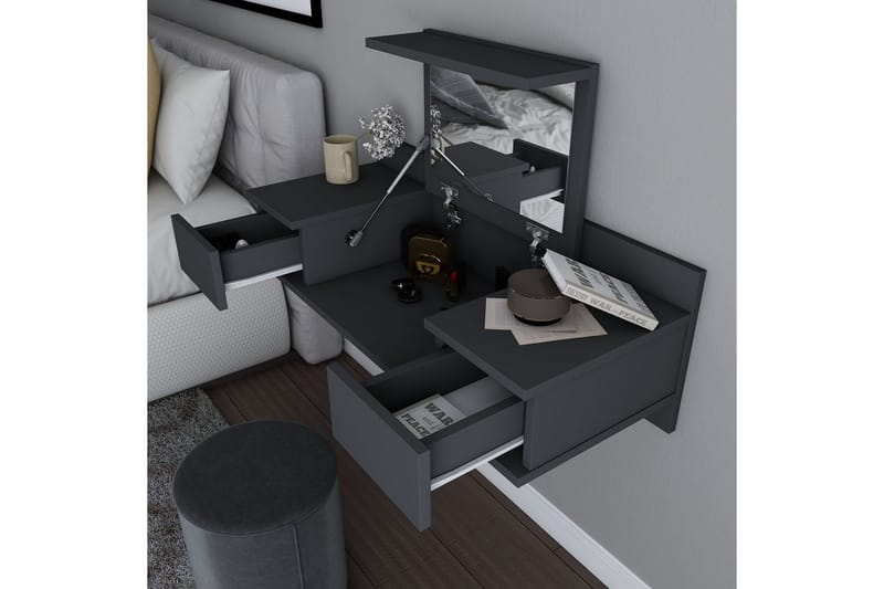 Zenn Sminkbord 100 cm - Antracit - Möbler - Bord & matgrupper - Sminkbord & toalettbord