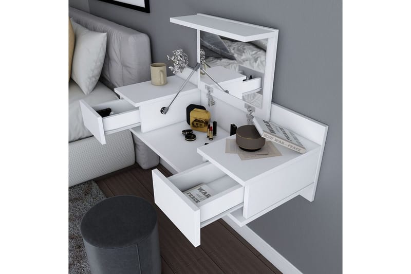 Zenn Sminkbord 100 cm - Vit - Möbler - Bord & matgrupper - Sminkbord & toalettbord