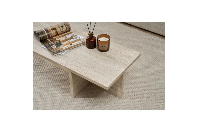 Zephral Soffbord 120 cm - Beige - Möbler - Bord & matgrupper - Soffbord