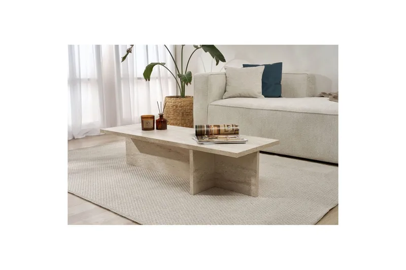 Zephral Soffbord 120 cm - Beige - Möbler - Bord & matgrupper - Soffbord