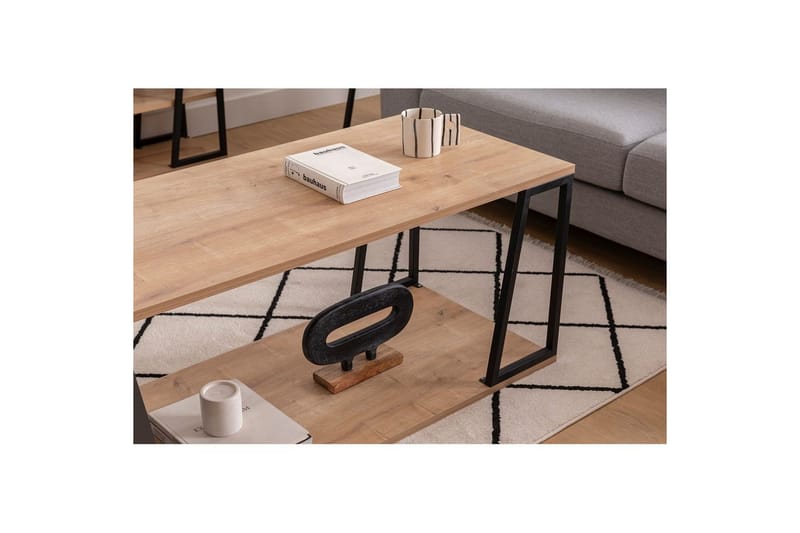 Zeric Soffbord 120 cm - Blå/Svart - Möbler - Bord & matgrupper - Soffbord