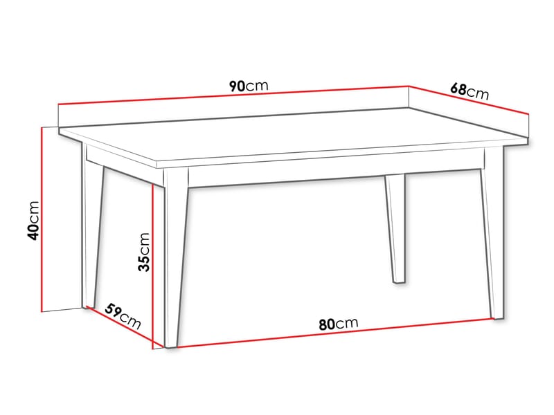 Zeylor Soffbord 90 cm - Möbler - Bord & matgrupper - Soffbord