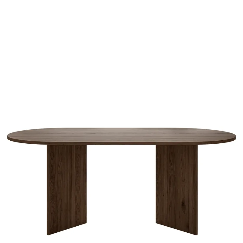 Zyleron Matbord oval 185 cm - Brun - Möbler - Bord & matgrupper - Matbord & köksbord
