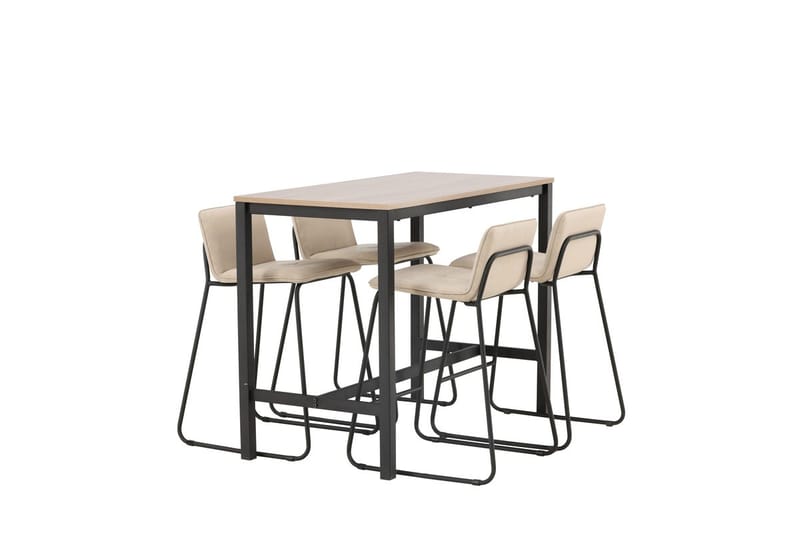 Camden Barbord 120x60x90 cm med 4 Bisbee Barstol - Möbler - Bord & matgrupper