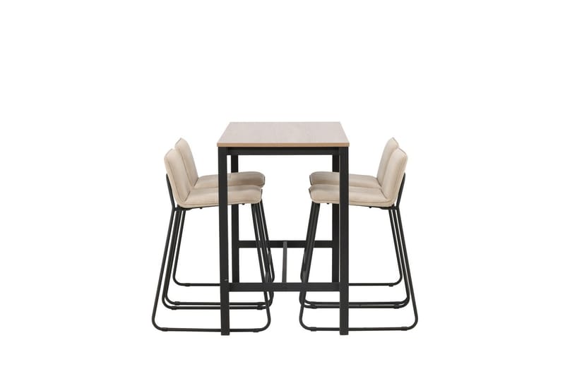 Camden Barbord 120x60x90 cm med 4 Bisbee Barstol - Möbler - Bord & matgrupper
