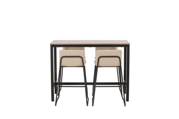 Camden Barbord 120x60x90 cm med 4 Bisbee Barstol - Möbler - Bord & matgrupper