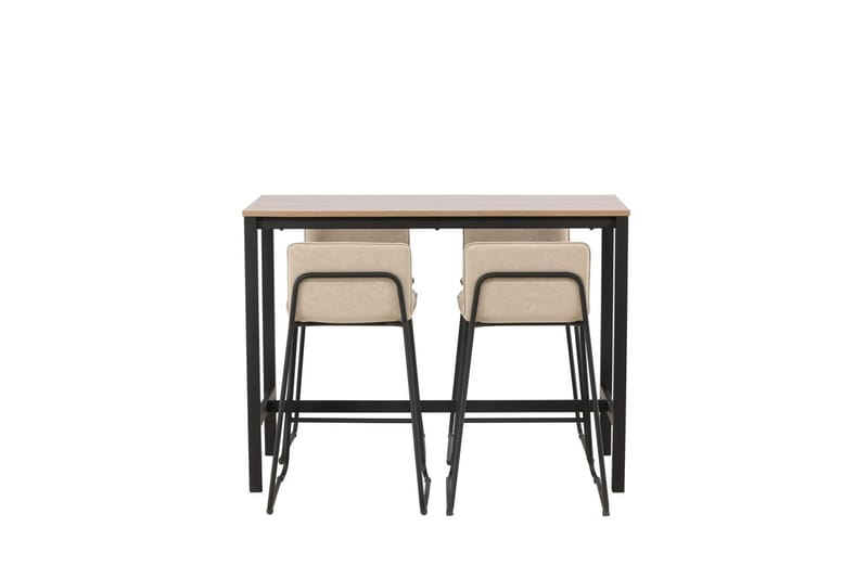 Camden Barbord 120x60x90 cm med 4 Bisbee Barstol - Möbler - Bord & matgrupper