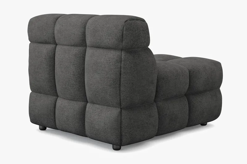 Elise Bubblig Fåtölj - Mörkgrå - Möbler - Stolar & fåtöljer - Fåtölj - Fåtölj utan armstöd