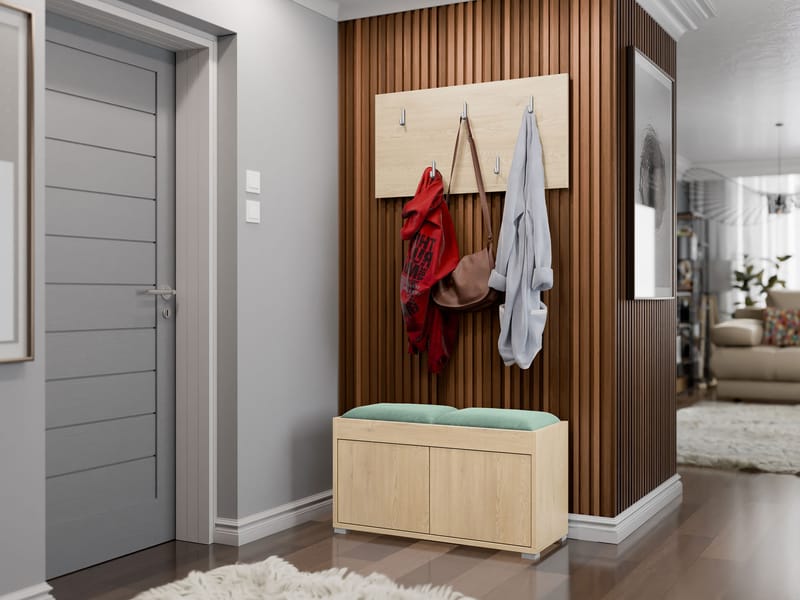 Agawal Hallmöbelset - Brun - Möbler - Hallmöbler - Möbelset för hall & entre