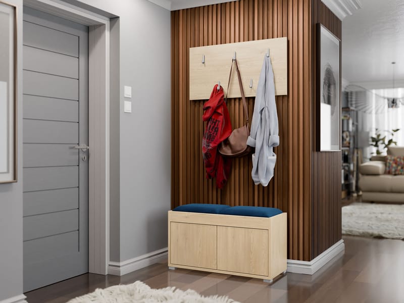 Agawal Hallmöbelset - Brun - Möbler - Hallmöbler - Möbelset för hall & entre