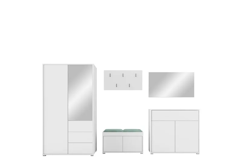 Agawal Hallmöbelset - Möbler - Hallmöbler - Möbelset för hall & entre