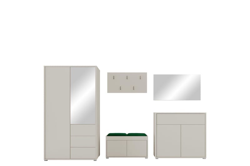 Agawal Hallmöbelset - Möbler - Hallmöbler - Möbelset för hall & entre