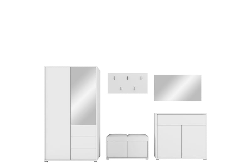 Agawal Hallmöbelset - Möbler - Hallmöbler - Möbelset för hall & entre