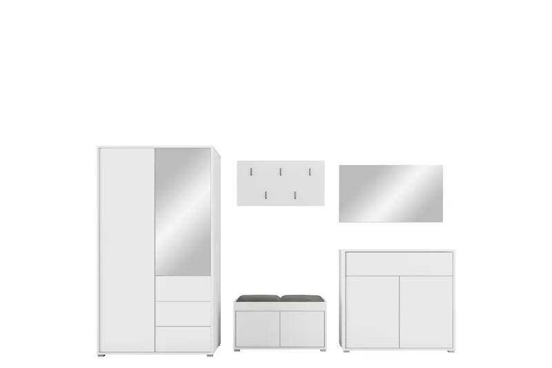 Agawal Hallmöbelset - Möbler - Hallmöbler - Möbelset för hall & entre