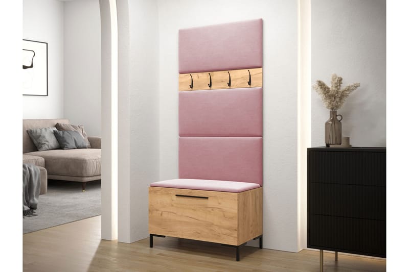 Ahsamin Hallmöbelset - Brun - Möbler - Hallmöbler - Möbelset för hall & entre