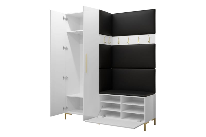 Ahsamin Hallmöbelset - Brun/Beige - Möbler - Hallmöbler - Möbelset för hall & entre