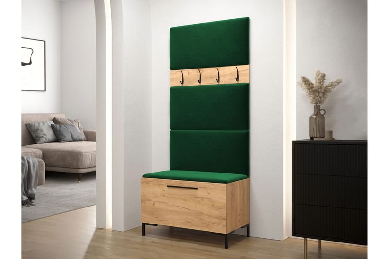 Ahsamin Hallmöbelset - Svart - Möbler - Hallmöbler - Möbelset för hall & entre