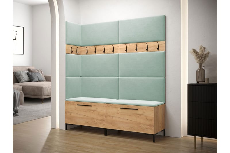 Ahsamin Hallmöbelset - Svart/Vit - Möbler - Hallmöbler - Möbelset för hall & entre