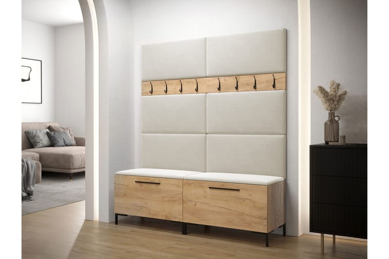 Ahsamin Hallmöbelset - Vit - Möbler - Hallmöbler - Möbelset för hall & entre