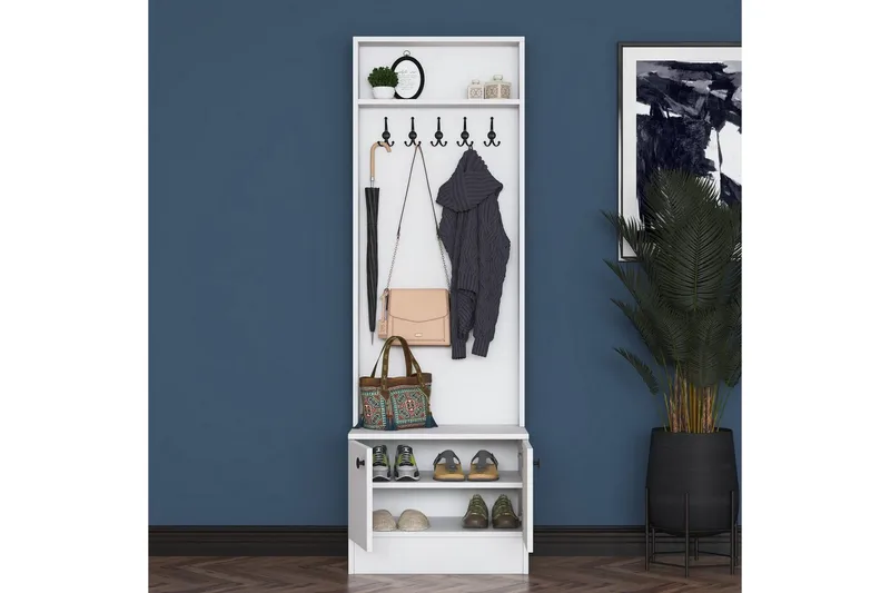 Alvric Hallmöbelset - Vit - Möbler - Hallmöbler - Möbelset för hall & entre