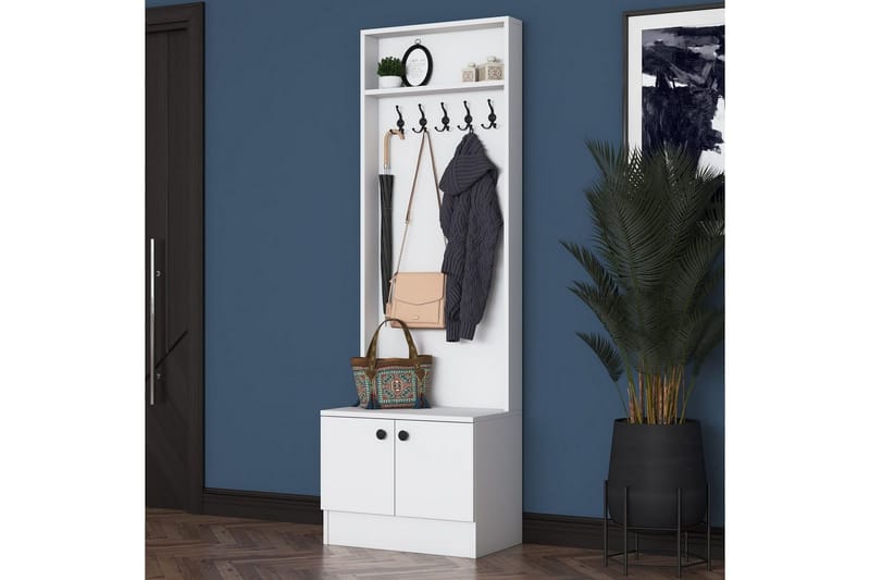 Alvric Hallmöbelset - Vit - Möbler - Hallmöbler - Möbelset för hall & entre