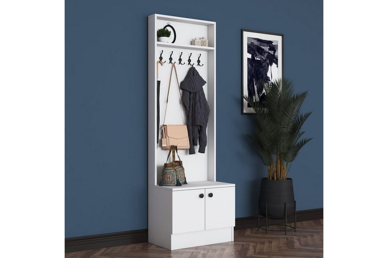 Alvric Hallmöbelset - Vit - Möbler - Hallmöbler - Möbelset för hall & entre