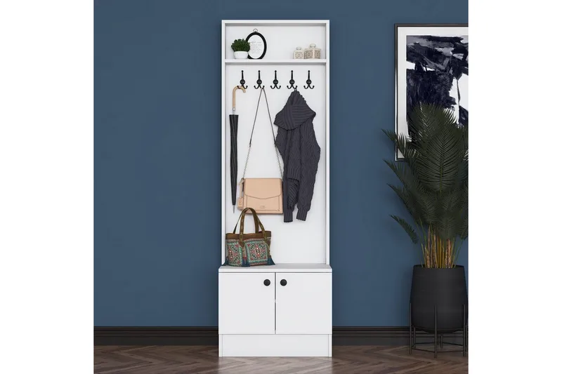 Alvric Hallmöbelset - Vit - Möbler - Hallmöbler - Möbelset för hall & entre