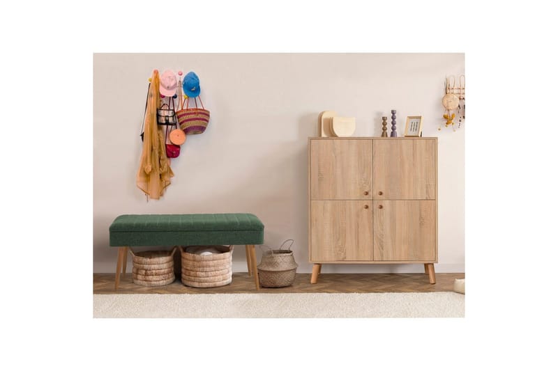Anaya Hallmöbelset - Grön - Möbler - Hallmöbler - Möbelset för hall & entre