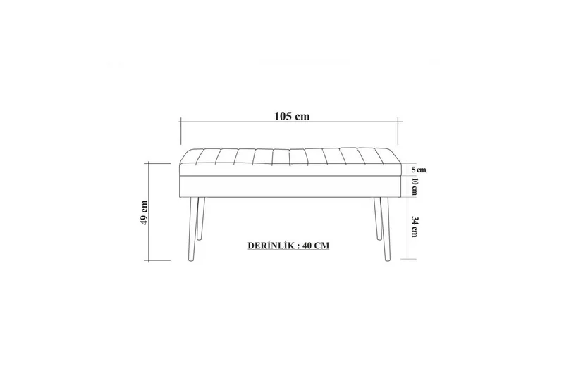 Anaya Hallmöbelset - Mörkblå - Möbler - Stolar & fåtöljer - Sittbänk - Skobänk & skohylla med bänk