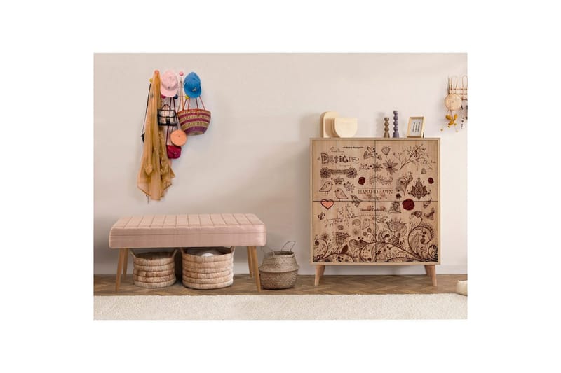 Anaya Hallmöbelset - Sten - Möbler - Stolar & fåtöljer - Sittbänk - Skobänk & skohylla med bänk